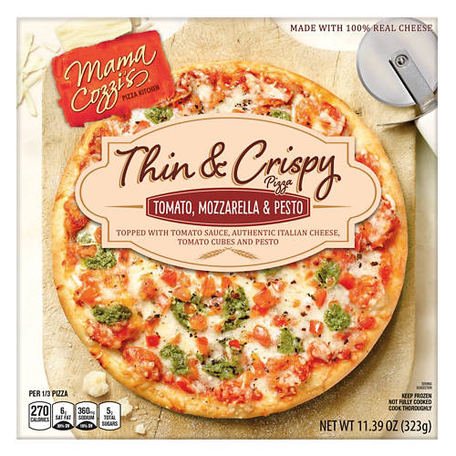 Mama Cozzi's Pizza Kitchen Thin & Crispy Tomato, Mozzarella